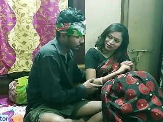 Indian hot new bhabhi classic sex with husband brother! Clear hindi audio porn video