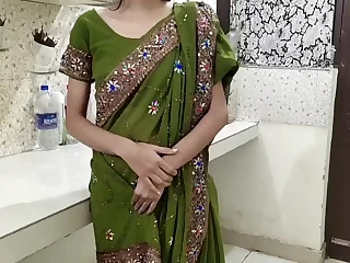 Indian Hot Stepmom has hot sex with stepson far kitchen! with clear Audio, Indian Desi stepmom dirty