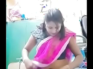 Swathi naidu exchanging saree by similar to one another boobs,body parts and getting timepiece shoot part-1 porn video